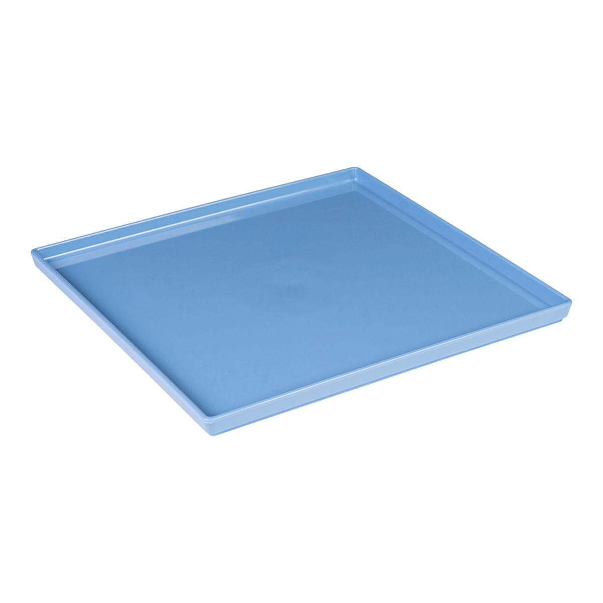 Prato Square Quadrado 27x27 Azul em Polipropileno