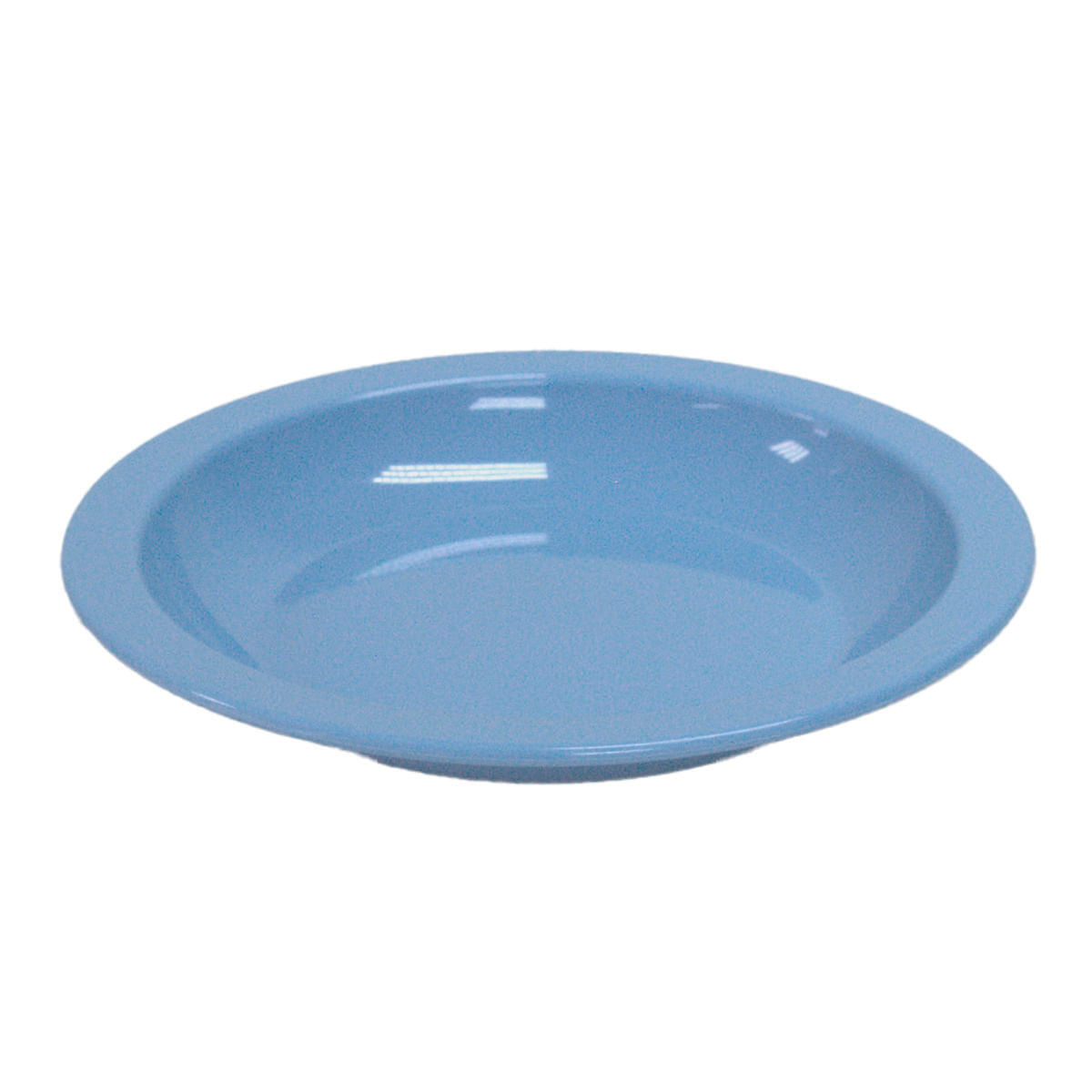 Prato Elegance Fundo Redondo 22cm Azul em Polipropileno