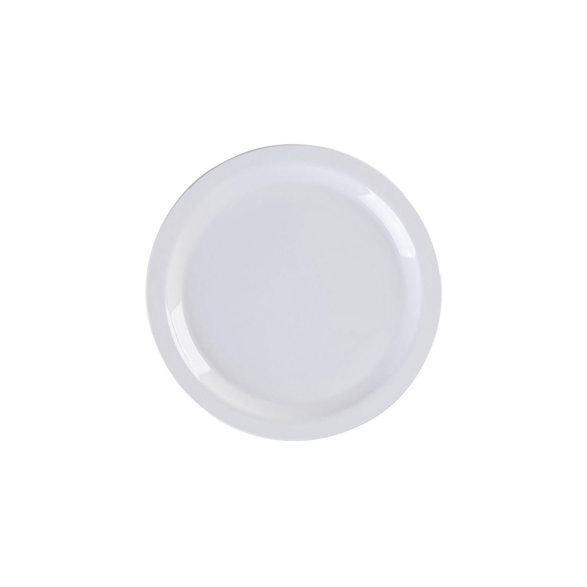 Prato Elegance de Sobremesa 19cm Branco em Polipropileno