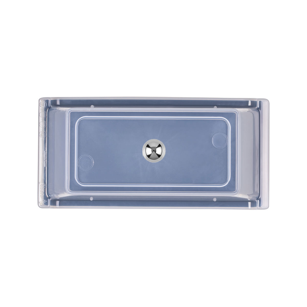 Bandeja Servir Retangular Com Tampa 15x30 Preta em Polipropileno - Imagem 4