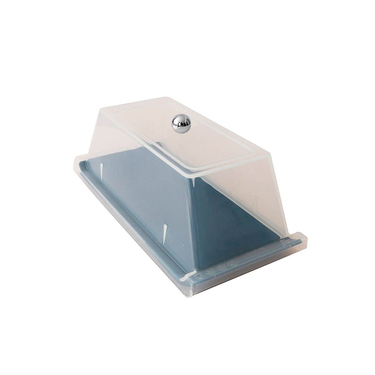 Bandeja Servir Retangular Com Tampa 15x30 Preta em Polipropileno - Imagem 5