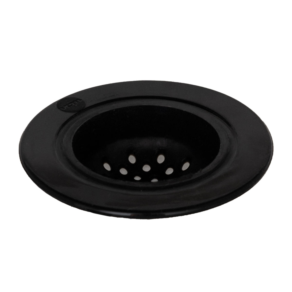 Ralo De Pia Facility 12cm x 7cm Preto em Silicone