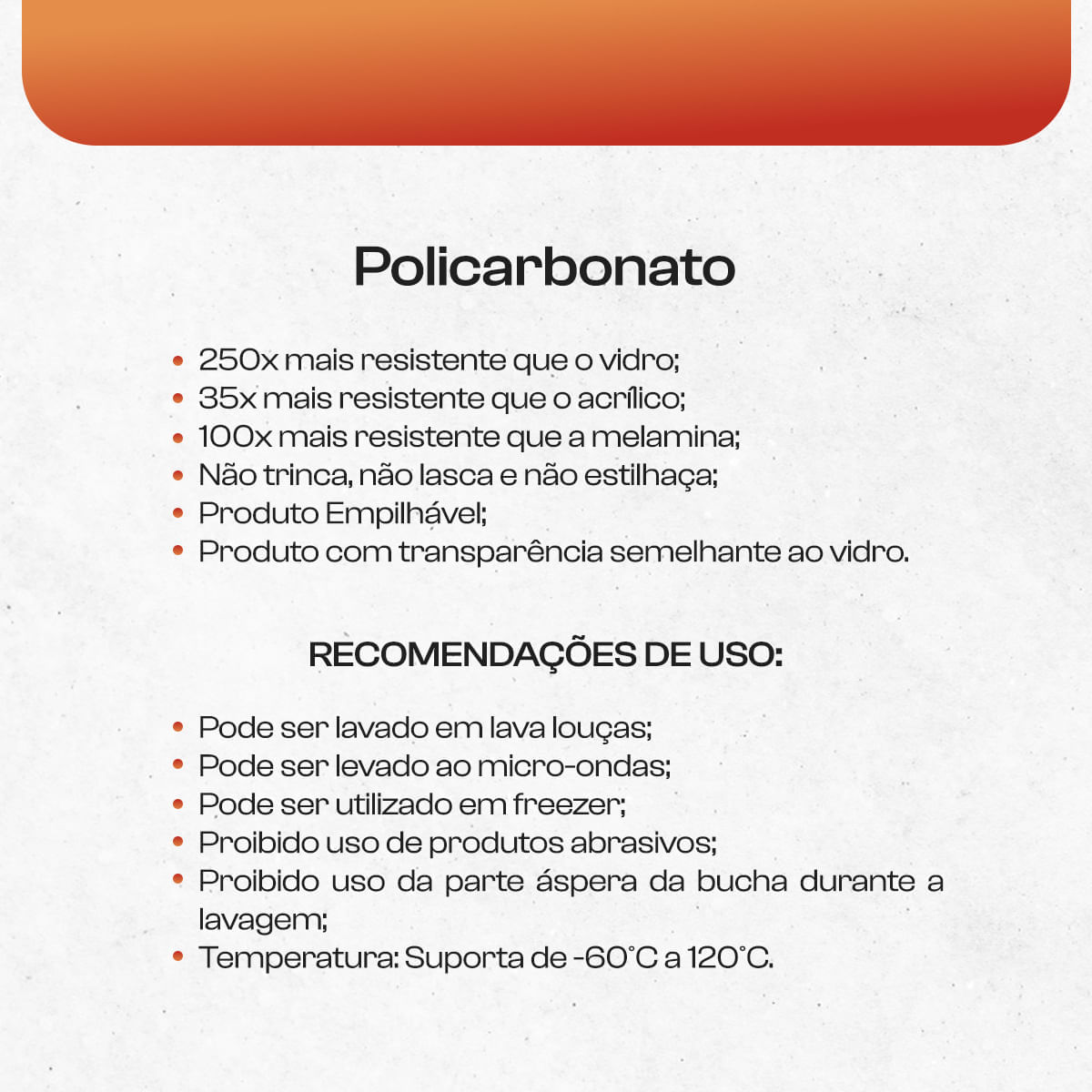 Bandeja Servir Retangular Com Tampa 15x30 Marrom em Policarbonato - Imagem 6