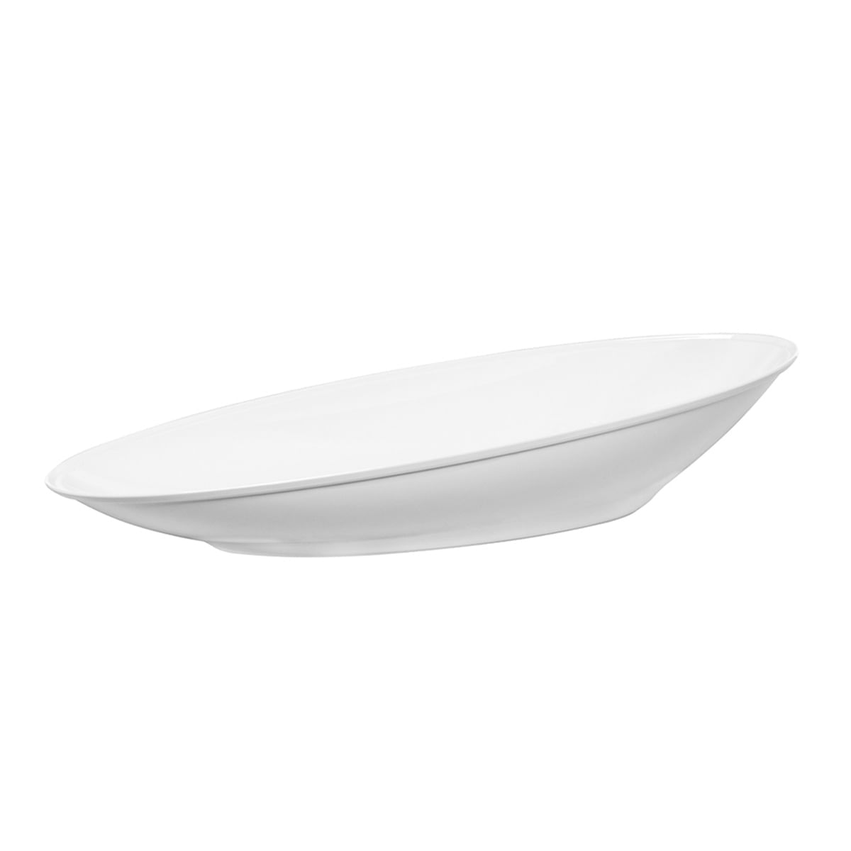 Saladeira Oval 60cm Branca em Polipropileno