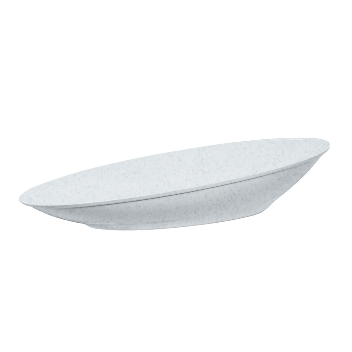 Saladeira Oval 60cm Mármore em Policarbonato