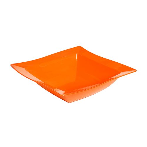 Saladeira Moove Quadrada 2L Laranja em Polipropileno – Linha Tropical VEM
