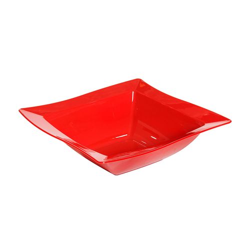 Saladeira Moove Quadrada 2L Vermelha em Polipropileno – Linha Tropical VEM
