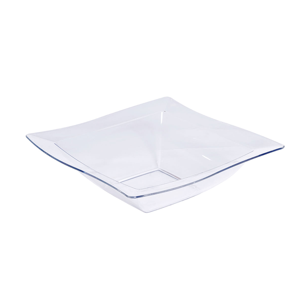 Saladeira Moove Quadrada 2L Natural em Policarbonato