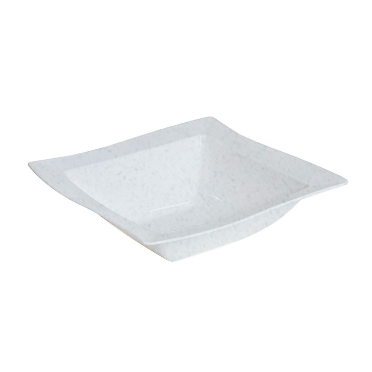 Saladeira Moove Quadrada 2L Mármore em Policarbonato