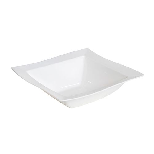 Saladeira Moove Quadrada 2L Branca em Policarbonato – Linha Profissional Cook VEM