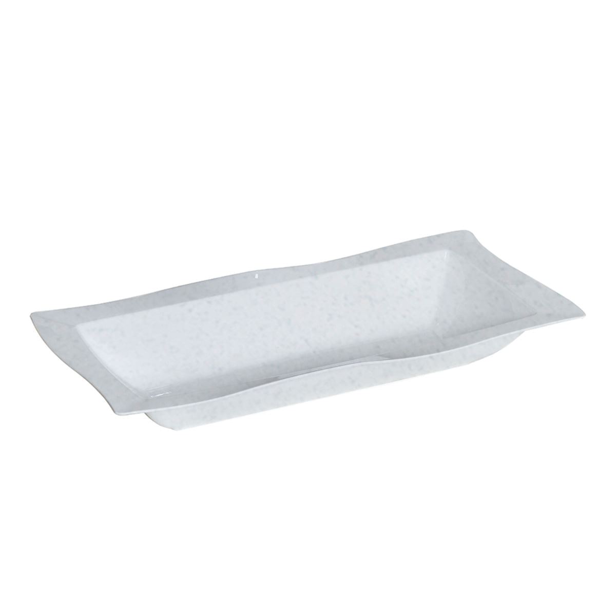 Saladeira Moove Retangular 5L Mármore em Policarbonato