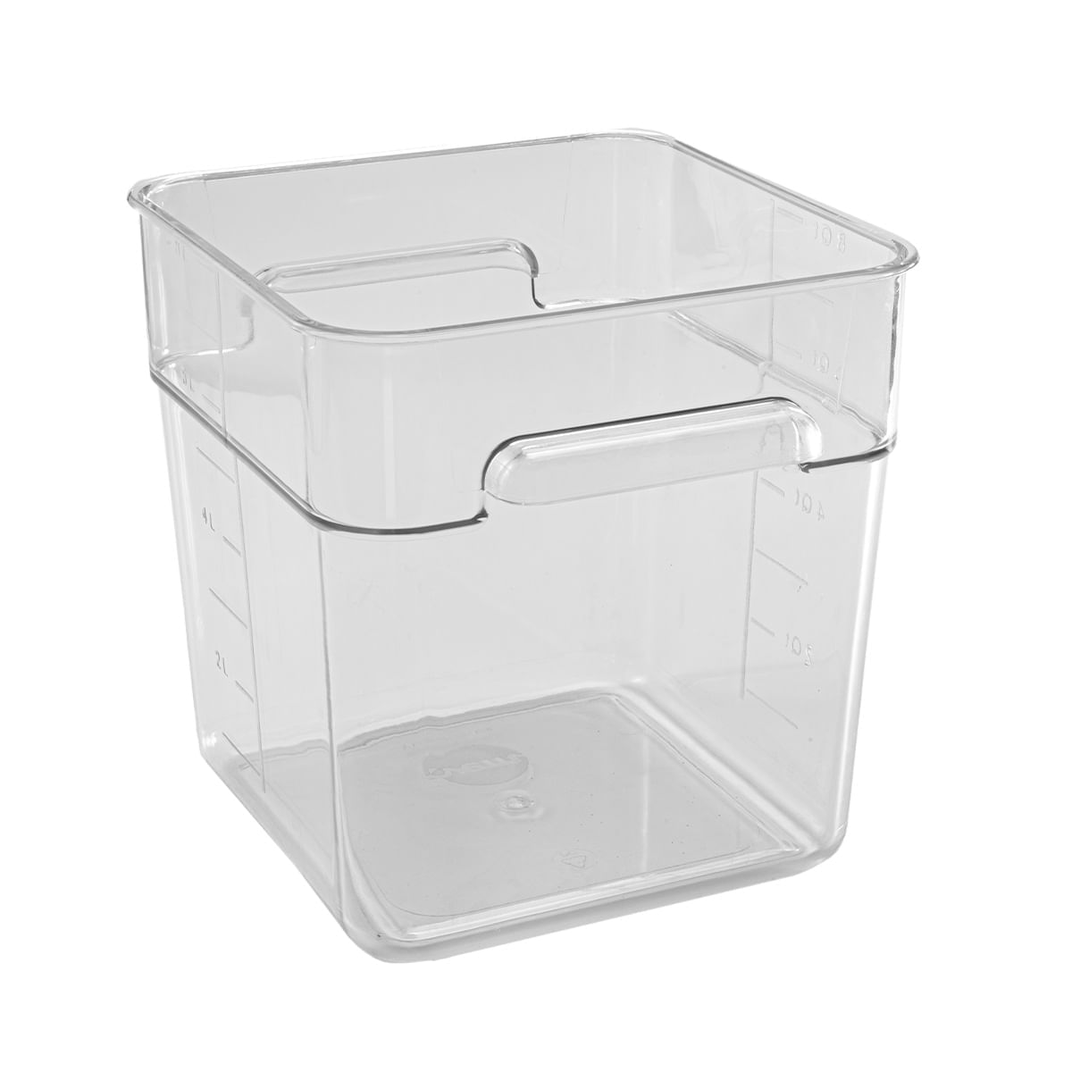 Pote Organizador para Food Service 8 Litros com Medidor em Policarbonato