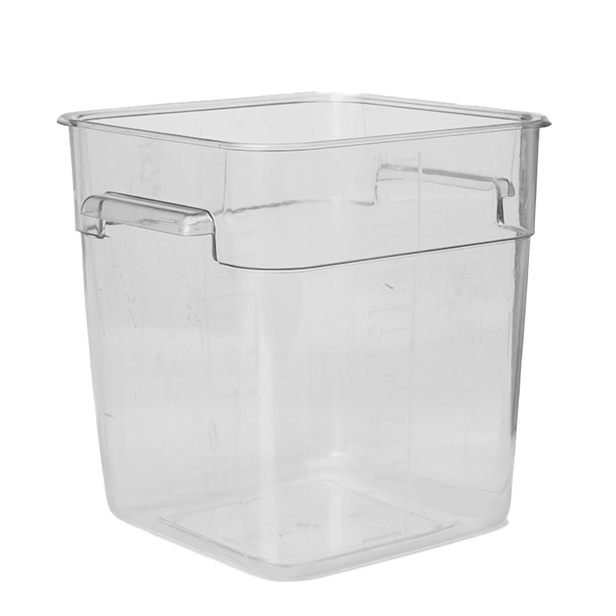 Pote Organizador para Food Service 18 Litros com Medidor em Policarbonato