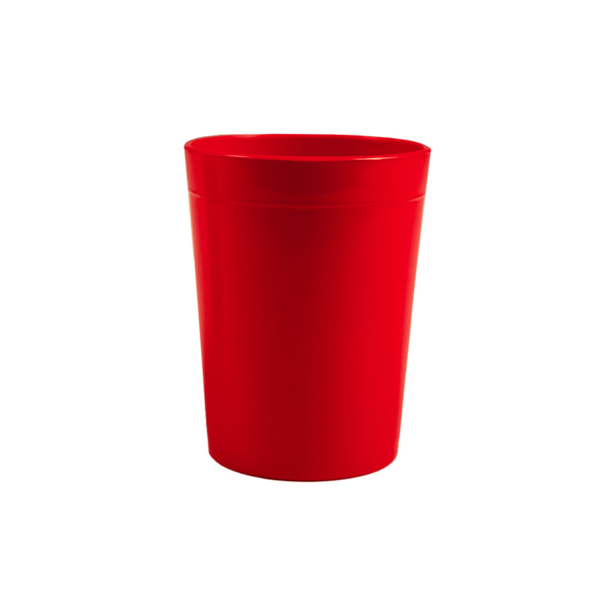 Copo Salut Redondo 250ml Vermelho em Polipropileno