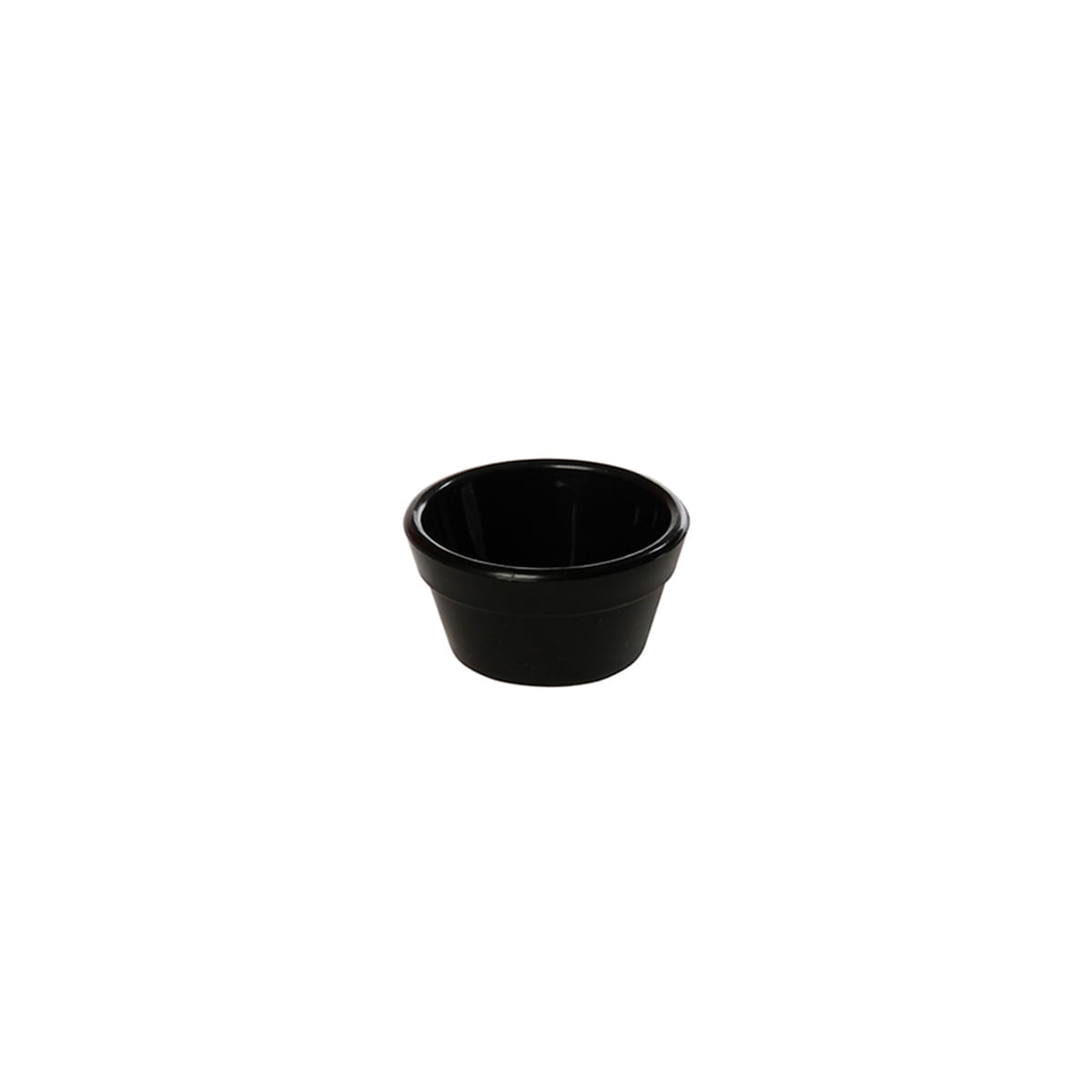 Ramequim Cheff 30ml Preto em Policarbonato