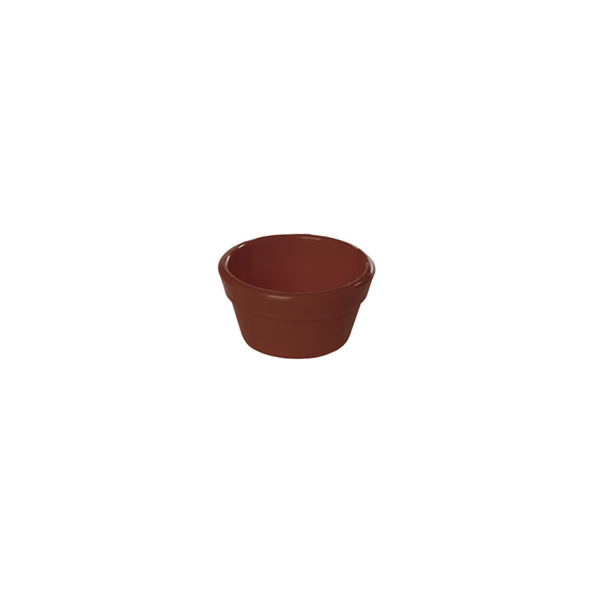 Ramequim Cheff 30ml Marrom em Policarbonato