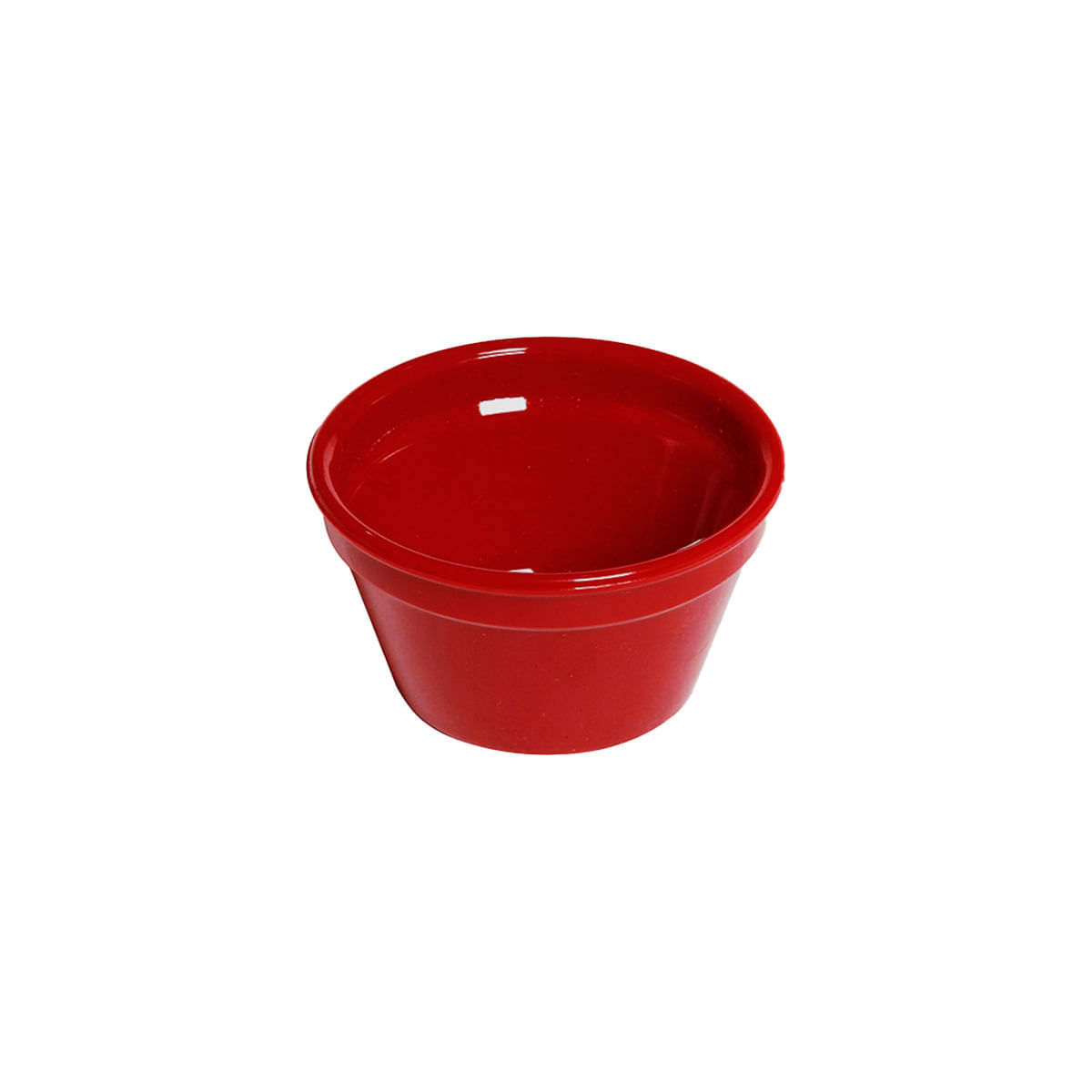Ramequim Cheff 90ml Vermelho em Polipropileno