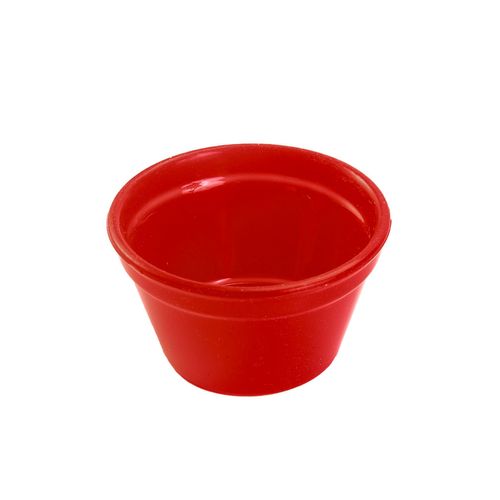 Ramequim Cheff 90ml Vermelho em Silicone - Linha Prepare VEM