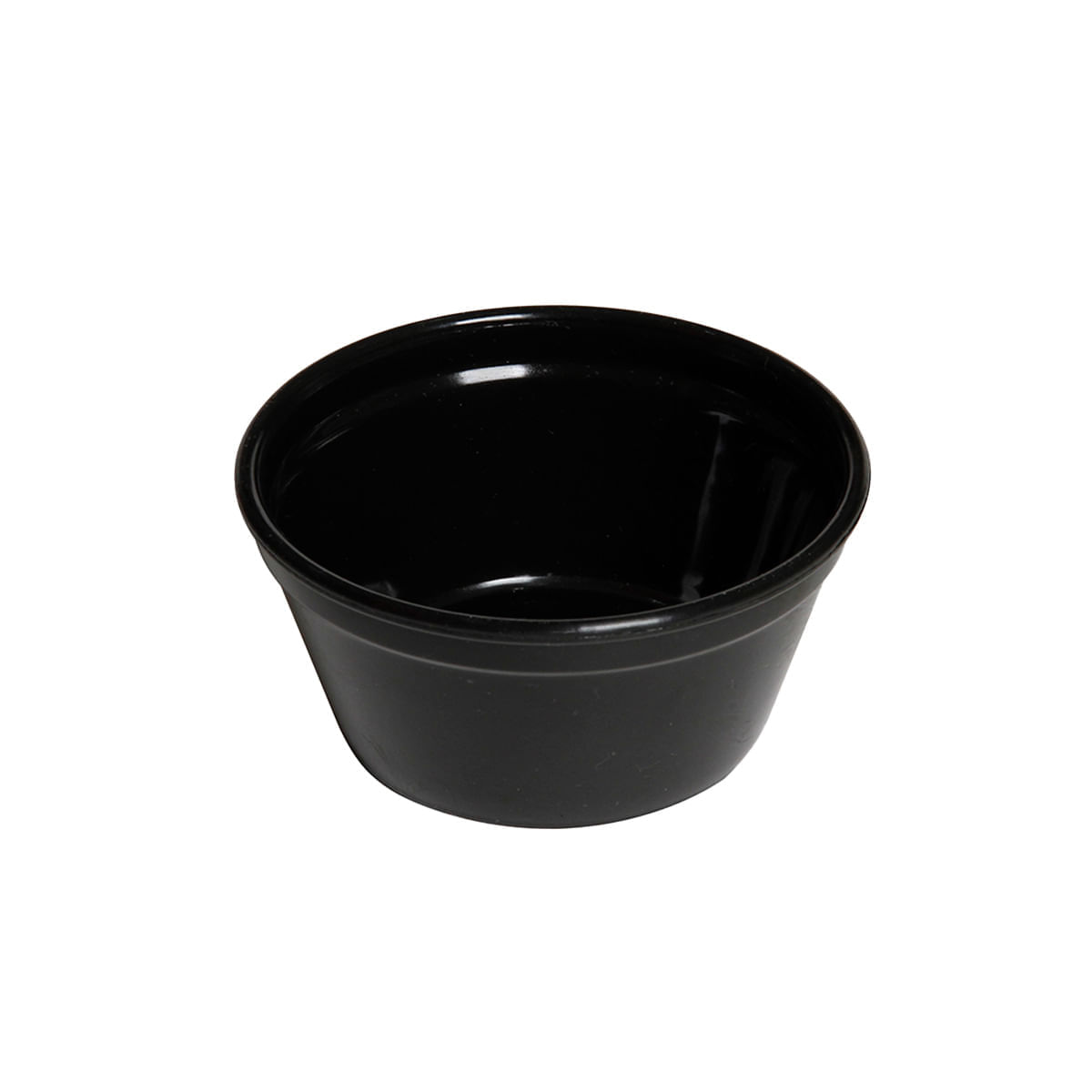 Ramequim Cheff 150ml Preto em Policarbonato