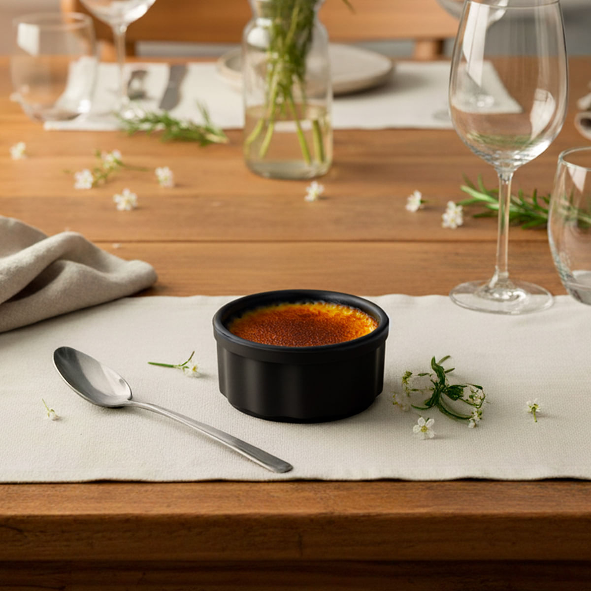 Ramequim Gourmet Bliss 150ml Preto em Silicone - Imagem 2