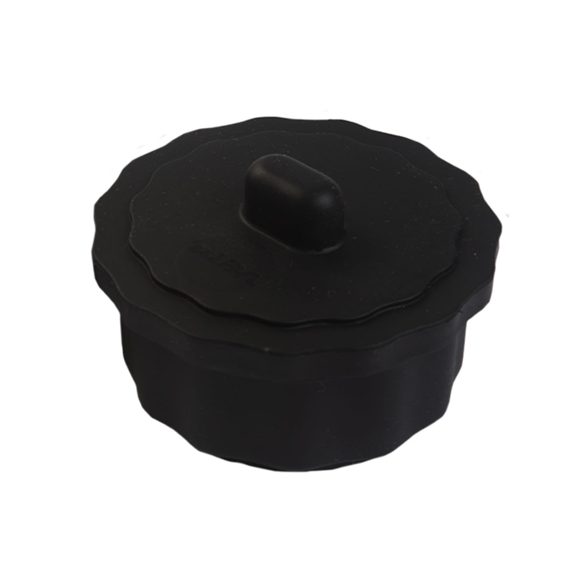 Ramequim Gourmet Bliss com Tampa 150ml Preto em Silicone