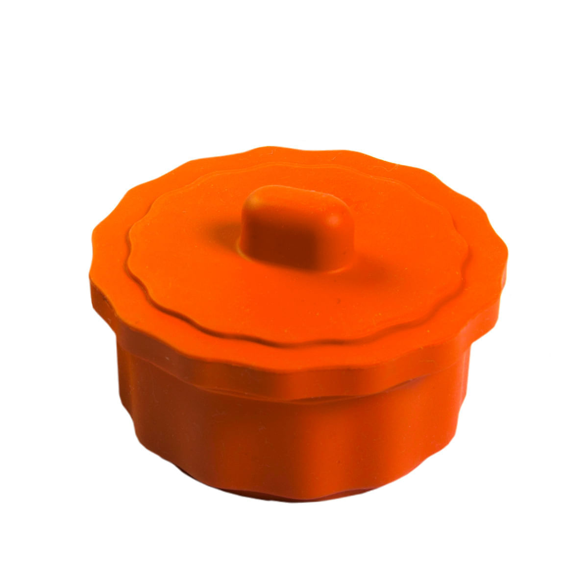 Ramequim Gourmet Bliss com Tampa 150ml Laranja em Silicone