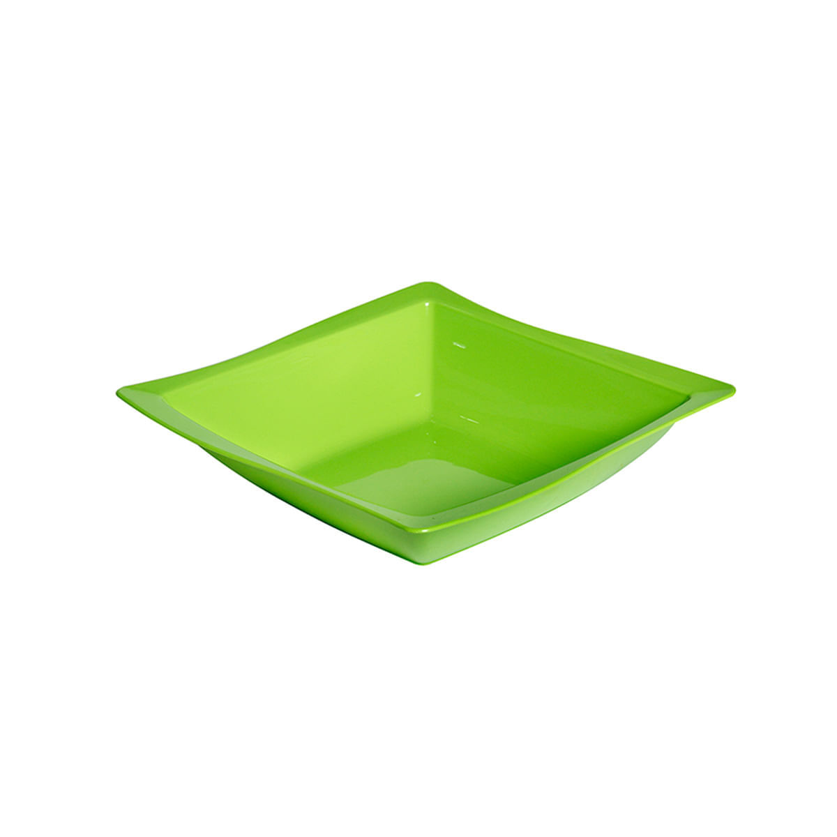 Saladeira Moove Quadrada 25x25 Verde em Polipropileno