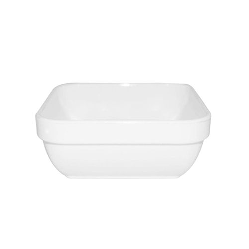Travessa Cheff Quadrada 250ml Branca em Polipropileno – Linha Tropical VEM