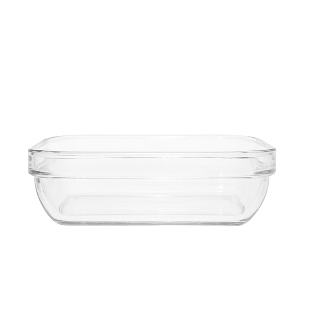 Travessa Cheff Quadrada 250ml Natural em Policarbonato