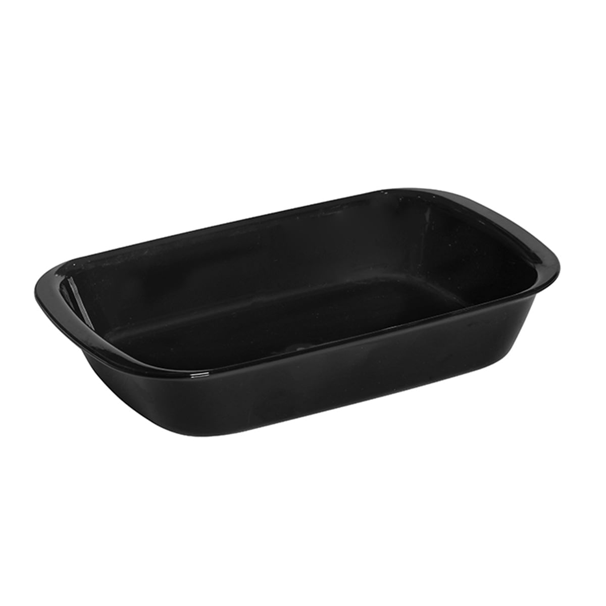 Travessa Servir Retangular 800ml Preta em Polipropileno – Linha Tropical VEM