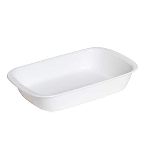 Travessa Servir Retangular 800ml Branca em Polipropileno – Linha Tropical VEM