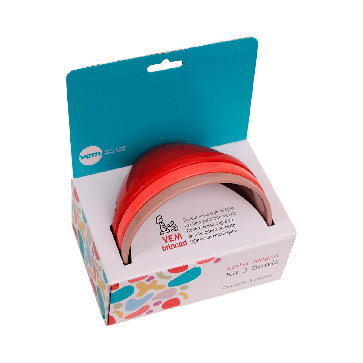 Kit Sopeira Cheff Infantil 250ml Colorido em Polipropileno