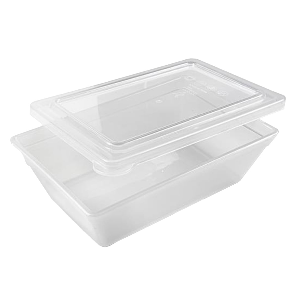 Pote Stillo Retangular com Tampa 2L Natural em Polipropileno - Imagem 4