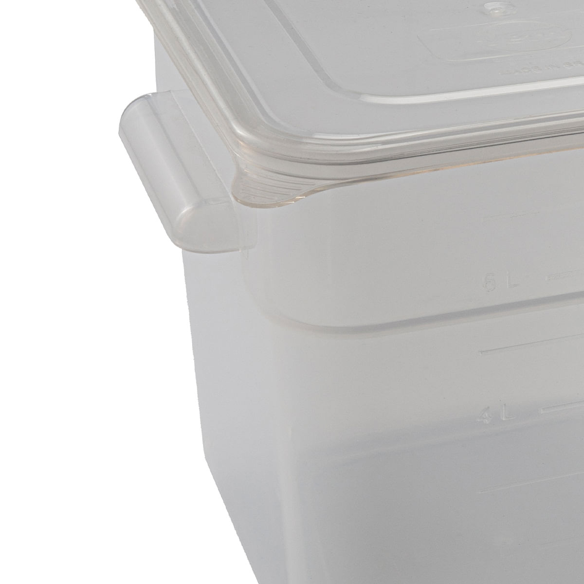 Pote Organizador para Food Service 8 Litros com Medidor em Polipropileno com Tampa de Silicone - Imagem 3
