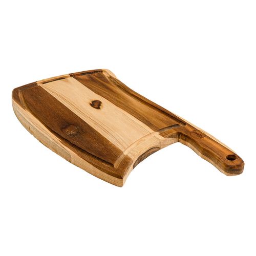 Tábua Cutelo 44x24cm em Madeira Teca - Linha Wooden Glow VEM