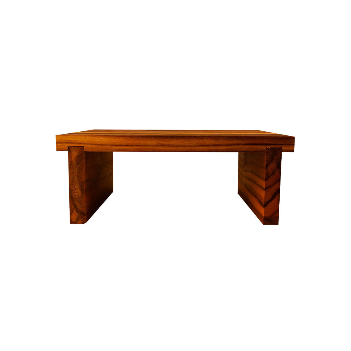 Expositor Modular para Pâtisserie 30x20x12cm em Madeira Teca