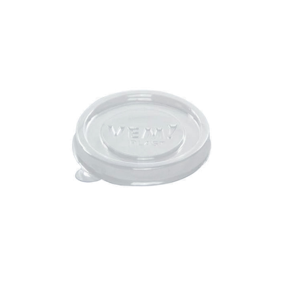 Tampa Descartável Para Ramequim 90ml Natural em PVC - 6.000 Unidades