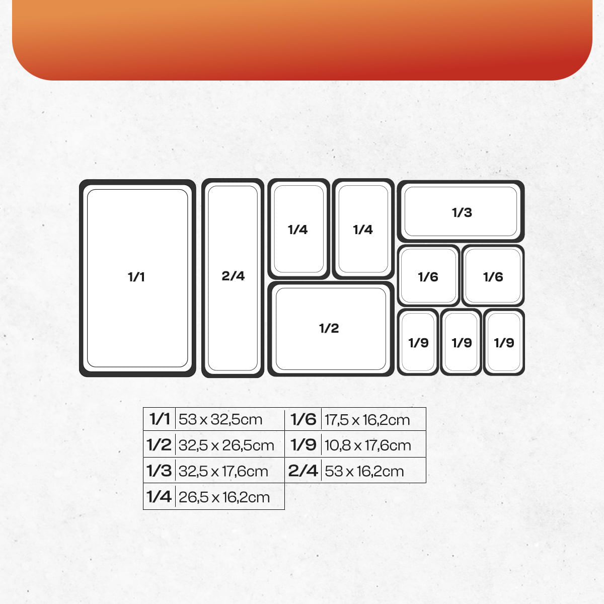 Cuba Gastronorm 1/4 100mm Translúcida em Polipropileno - Imagem 5