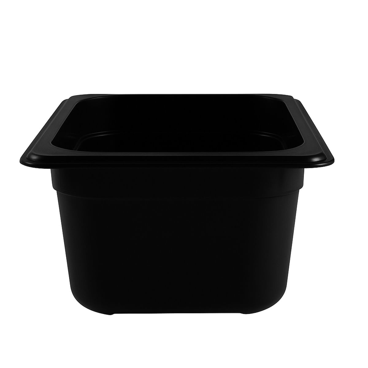 Cuba Gastronorm 1/4 100mm Preta em Polipropileno - Imagem 3