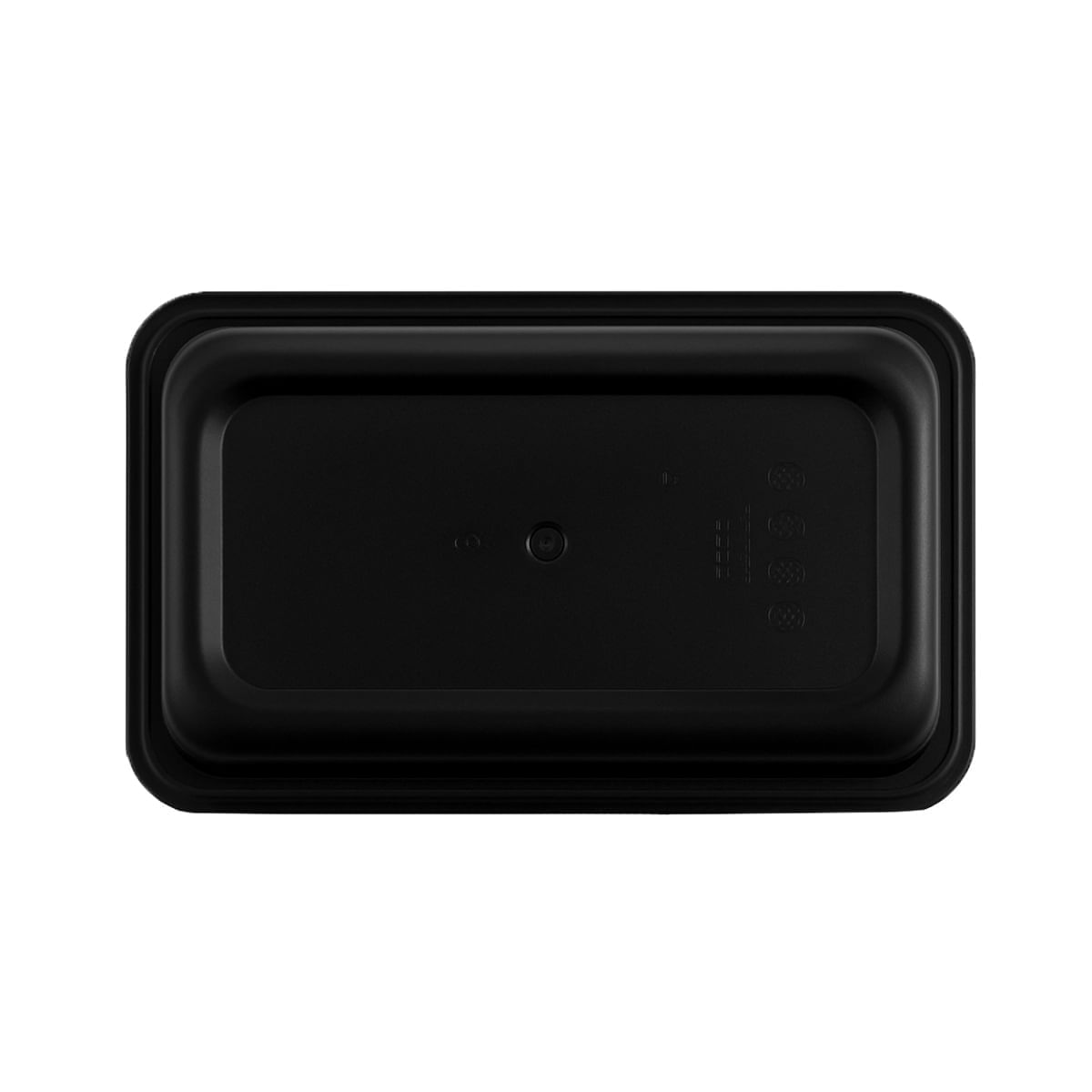 Cuba Gastronorm 1/4 100mm Preta em Polipropileno - Imagem 4