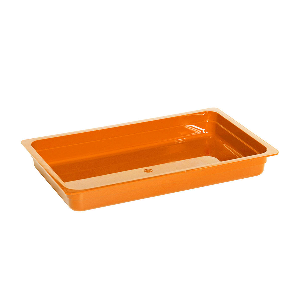 Cuba Gastronorm 1/1 65mm Laranja em Polipropileno