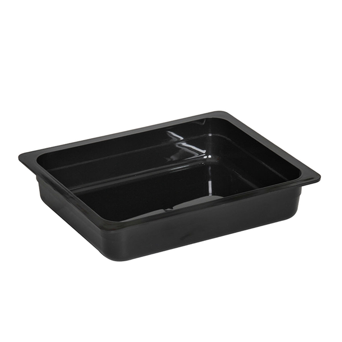 Cuba Gastronorm 1/2 65mm Preta em Polipropileno