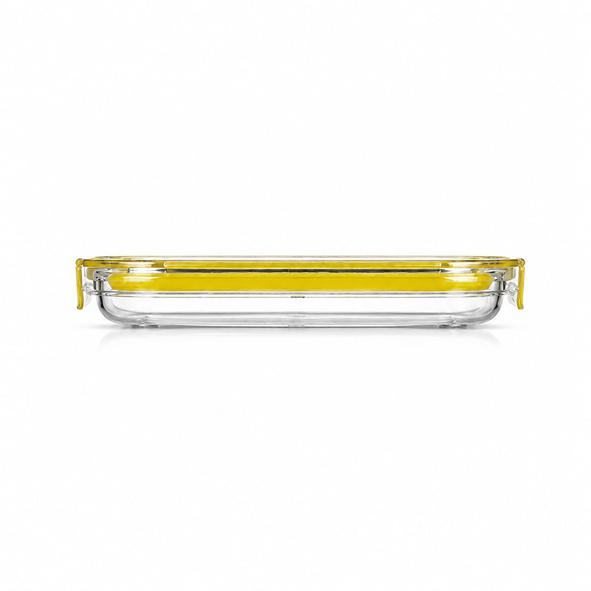 Pote Batch Cooking Hermético 600ml com Vedação Amarela em Tritan - Linha Home VEM