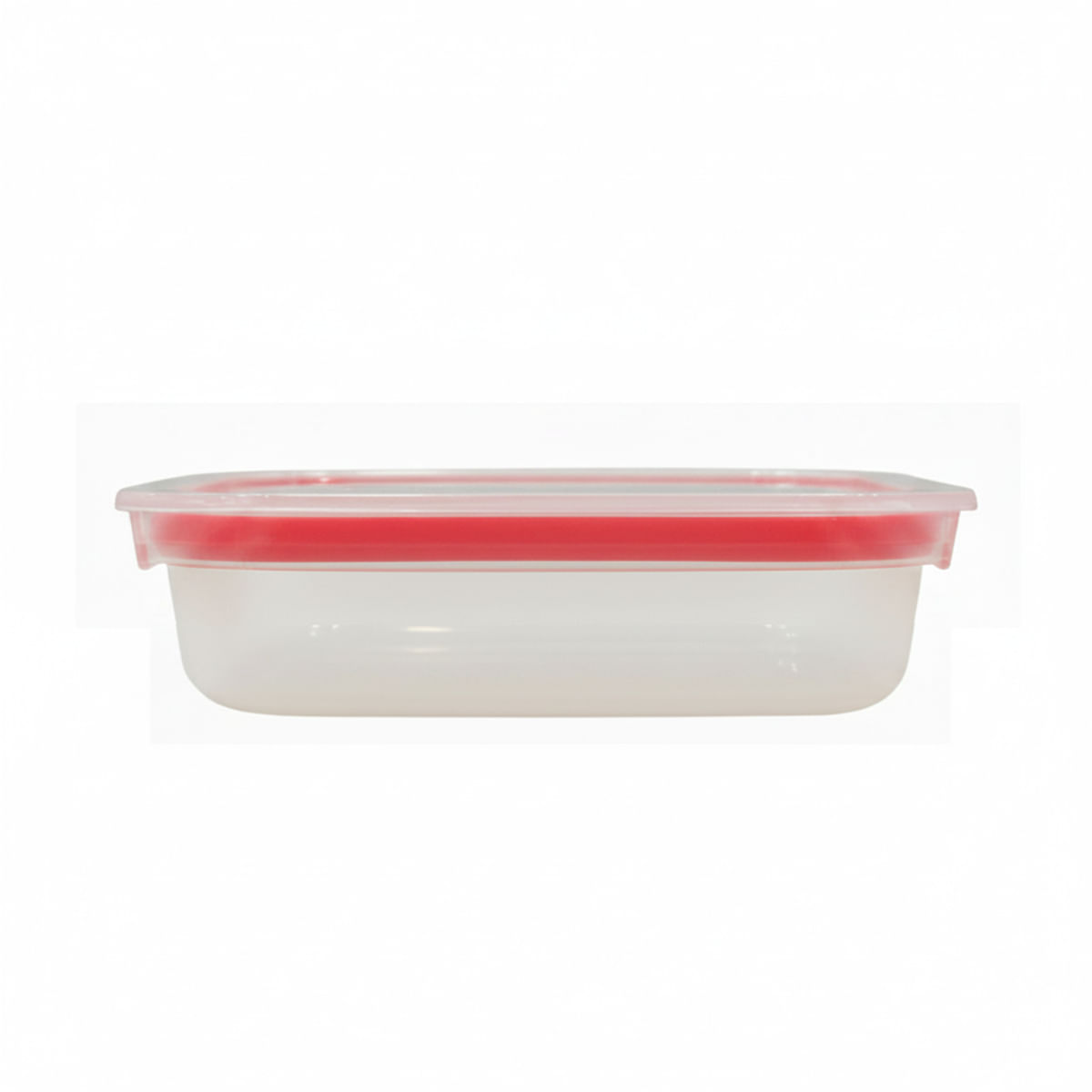 Pote Batch Cooking Hermético 1L com Vedação Vermelha em Polipropileno - Linha Home VEM