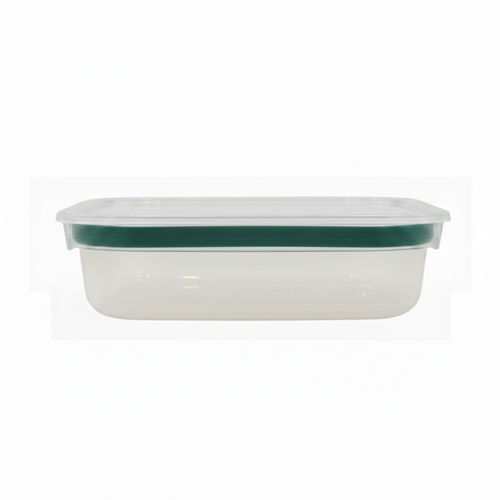 Pote Batch Cooking Hermético 1L com Vedação Verde em Polipropileno - Linha Home VEM