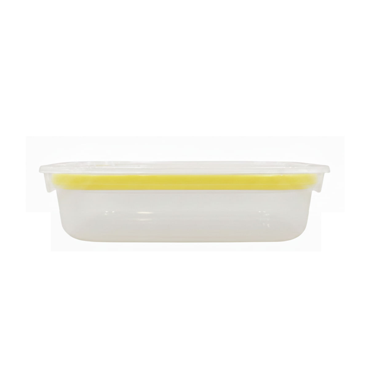 Pote Batch Cooking Hermético 1L com Vedação Amarela em Polipropileno - Linha Home VEM