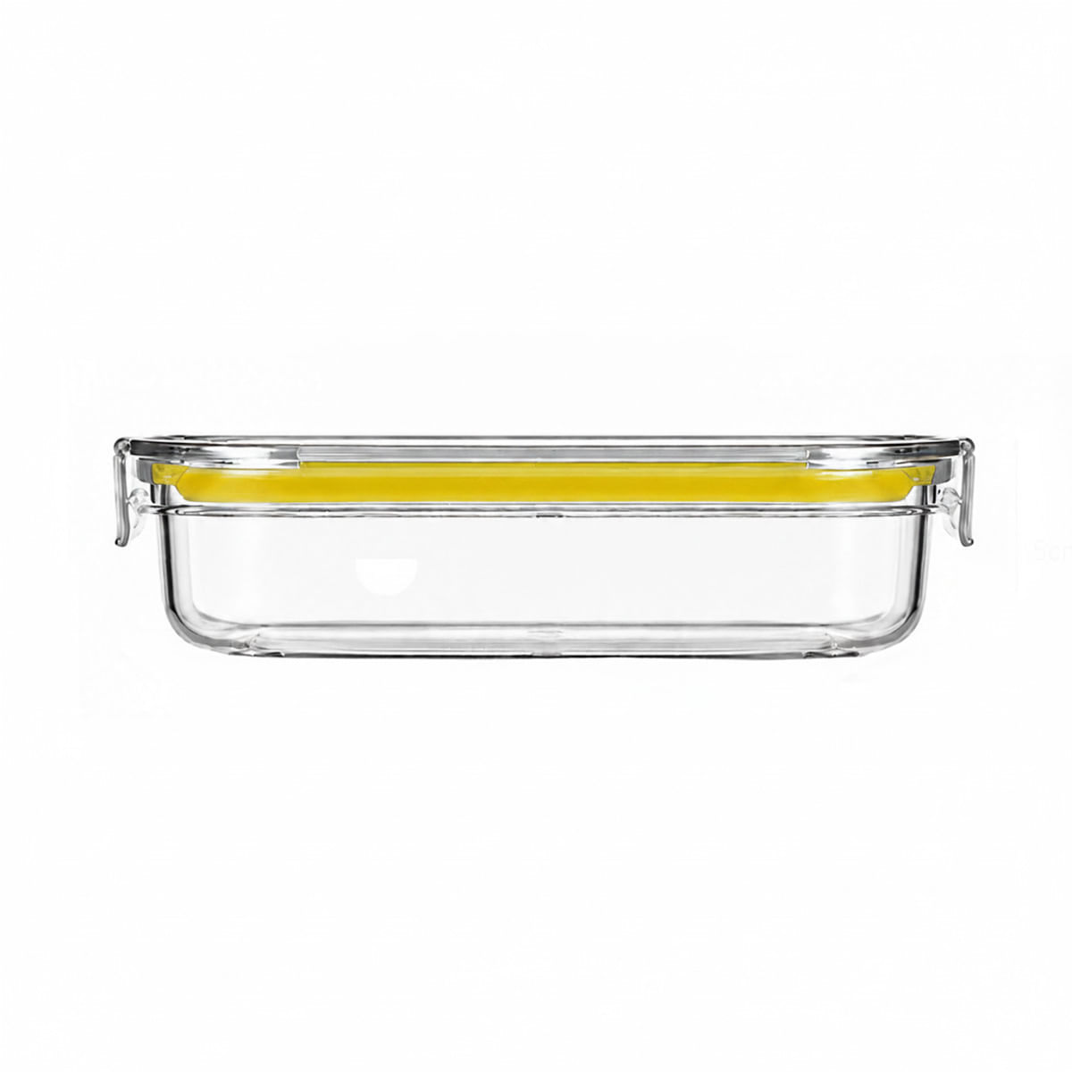 Pote Batch Cooking Hermético 1L com Vedação Amarela em Tritan - Linha Home VEM