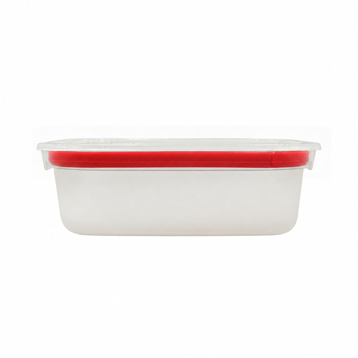 Pote Batch Cooking Hermético 2L com Vedação Vermelha em Polipropileno - Linha Home VEM