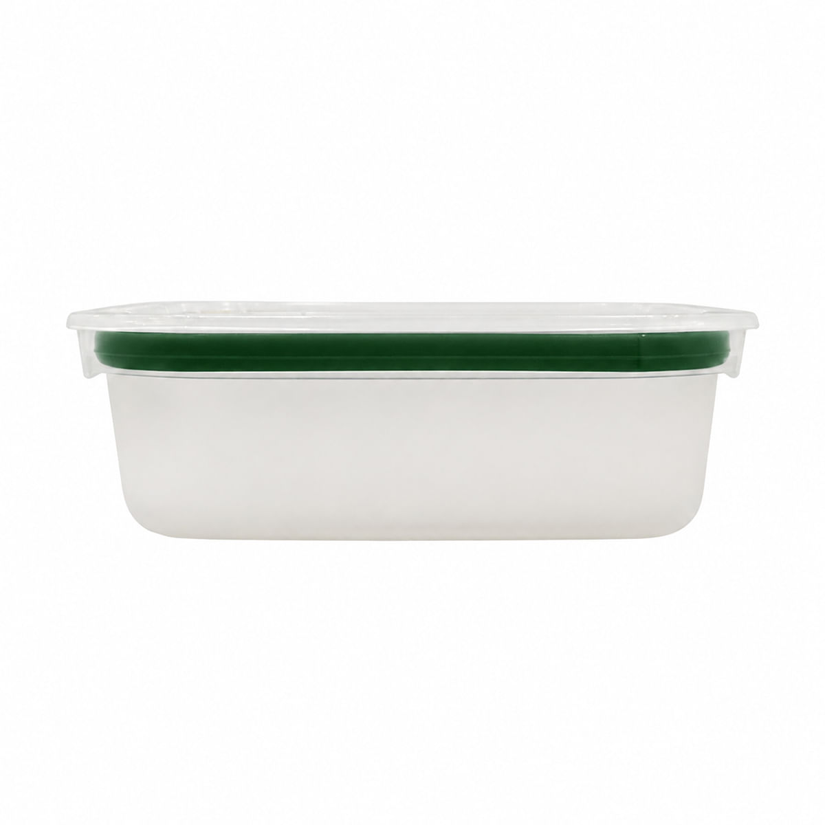 Pote Batch Cooking Hermético 2L com Vedação Verde em Polipropileno - Linha Home VEM