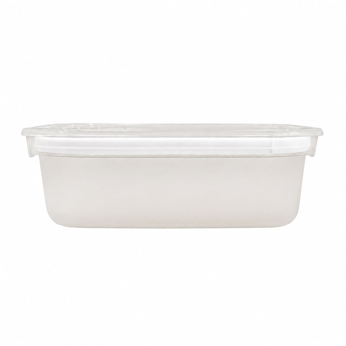 Pote Batch Cooking Hermético 2L com Vedação Branca em Polipropileno - Linha Home VEM